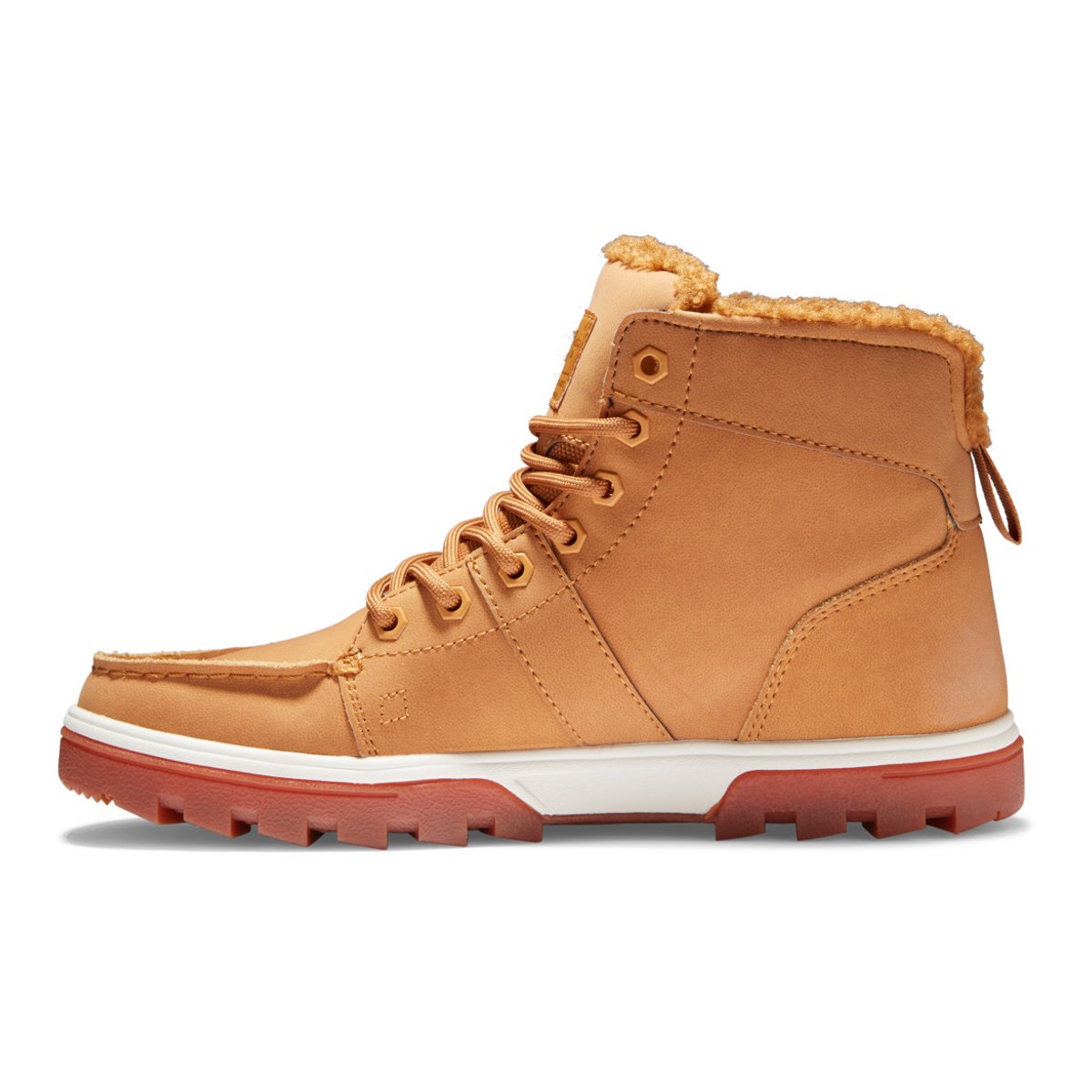 Boots à lacets WOODLAND. blanc wheat/dk chocolate, DC SHOES