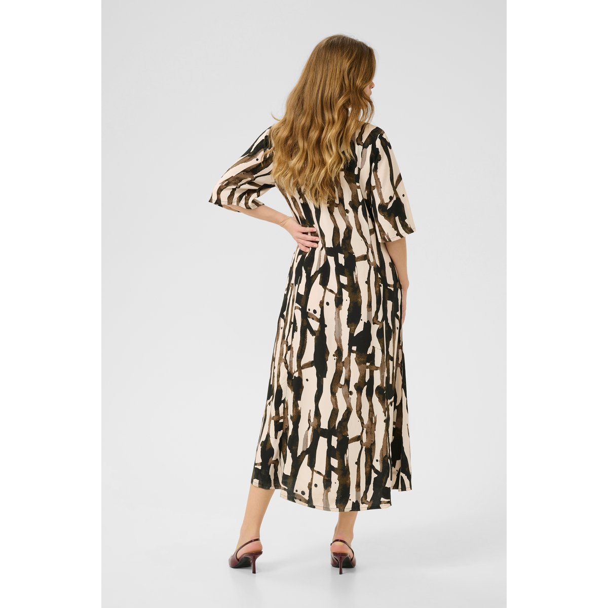 Robe gris grey/offwhite graphic, CULTURE