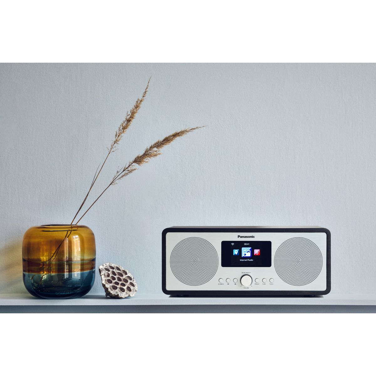 Radio internet RF-D40EG-K noir et aluminum brossé, PANASONIC