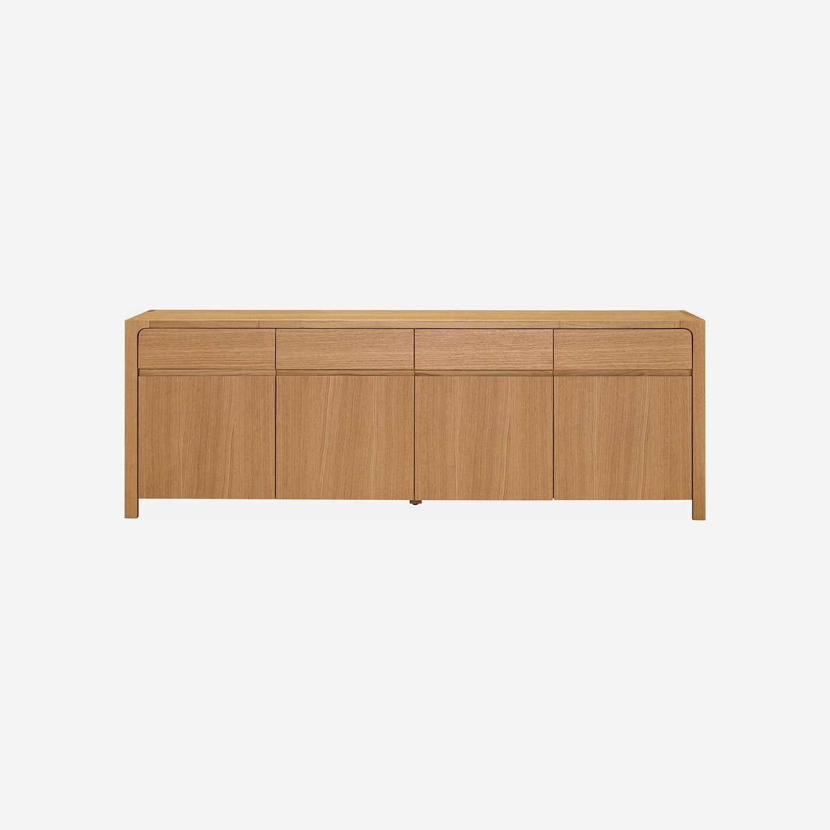Buffet bois IVOINE naturel clair, HABITAT