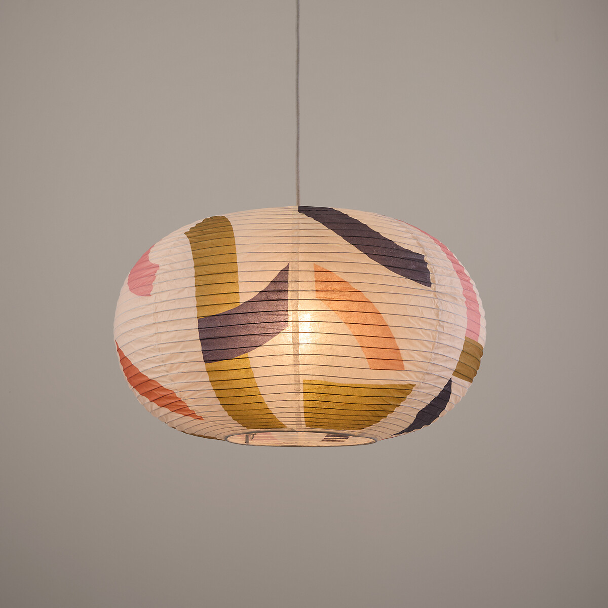 Hangbal van bedrukt rijstpapier, WONDER multicolor, MAPOÉSIE X LA REDOUTE INTÉRIEURS