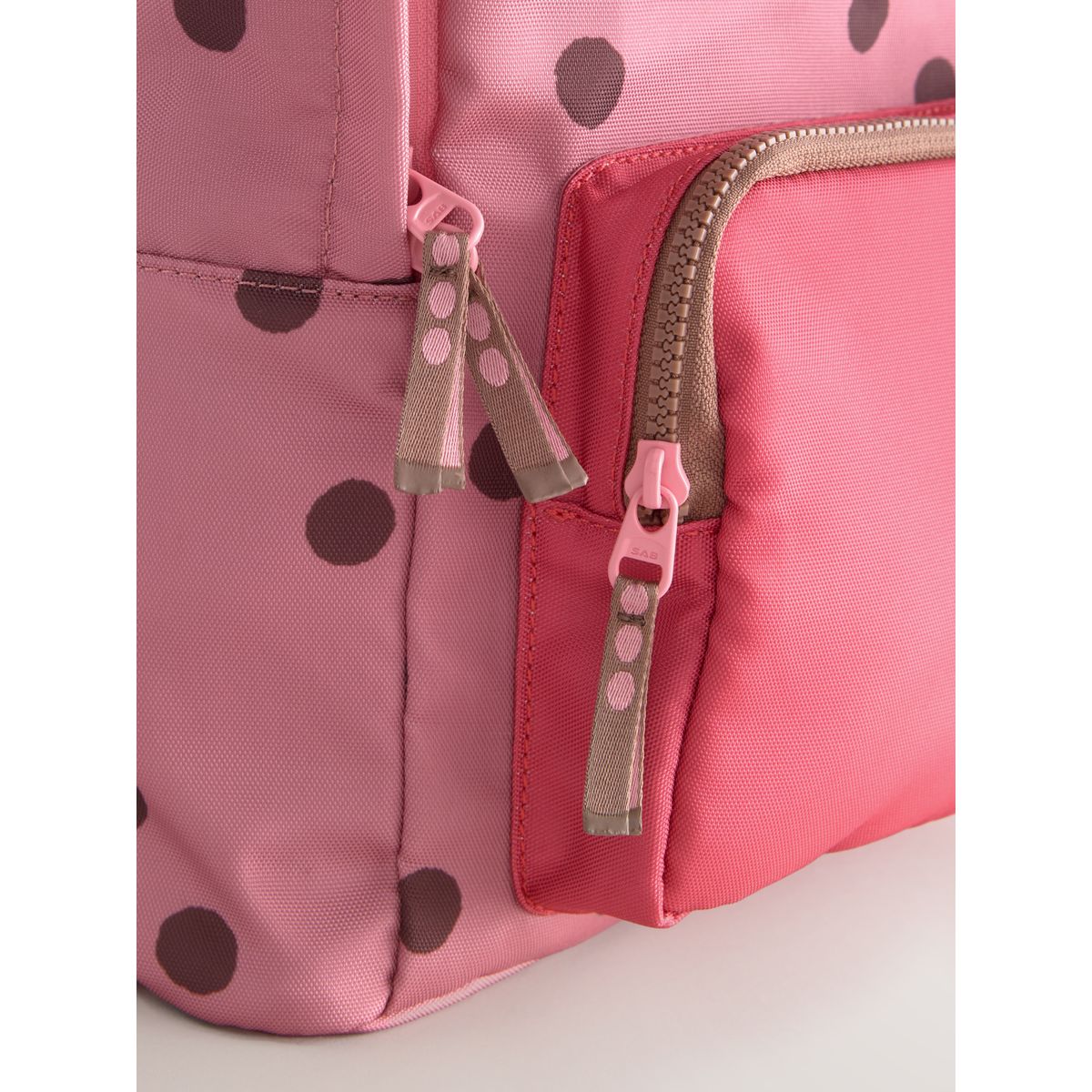 Sac à dos point rose/chocolat, NEXT