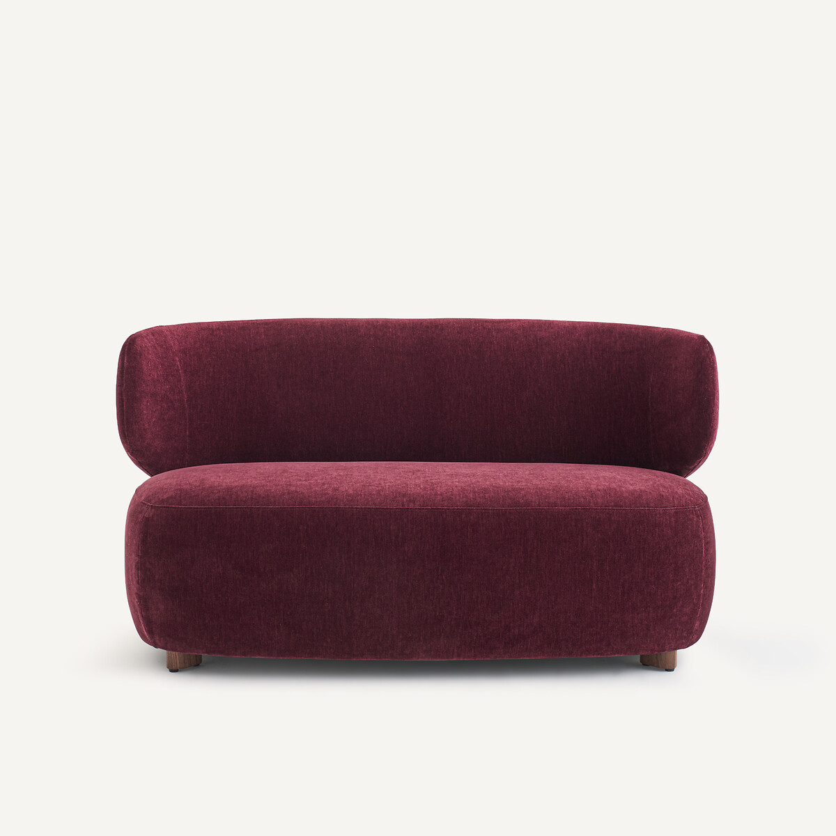 Banquette en velours, MODALIE, design Emmanuel Gallina rouge bordeaux, AM.PM