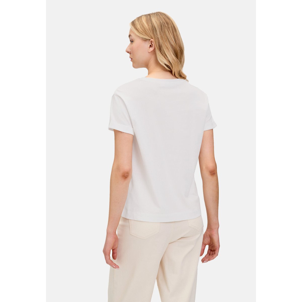 Haut casual à broderies patch cream/dark blue, BETTY & CO