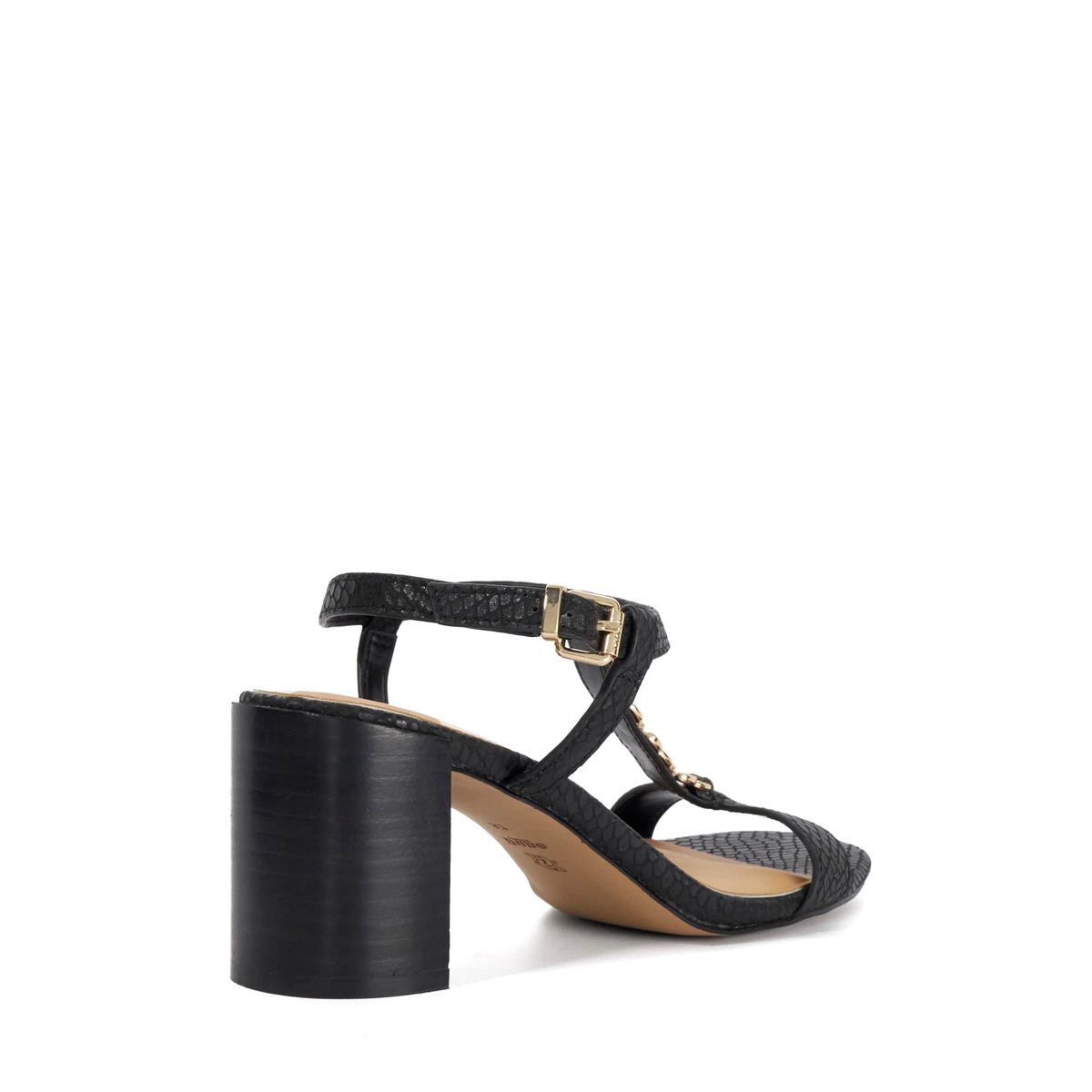 Sandales style Salomé à détails chaînes - JOSINA black-black leather, DUNE LONDON