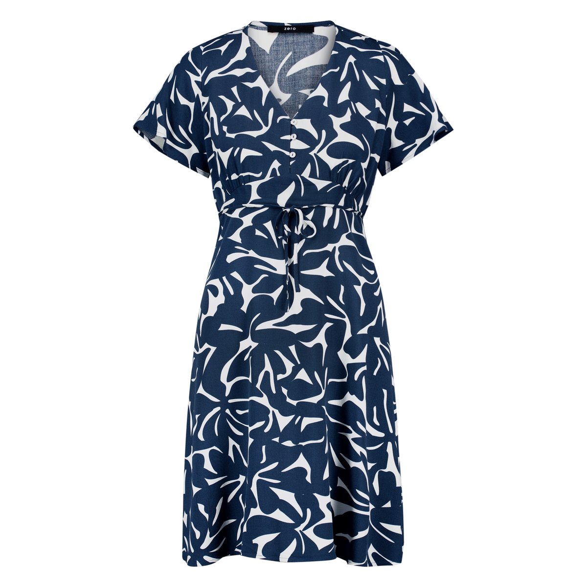 Mini-robe à imprimé blue/cream, ZERO