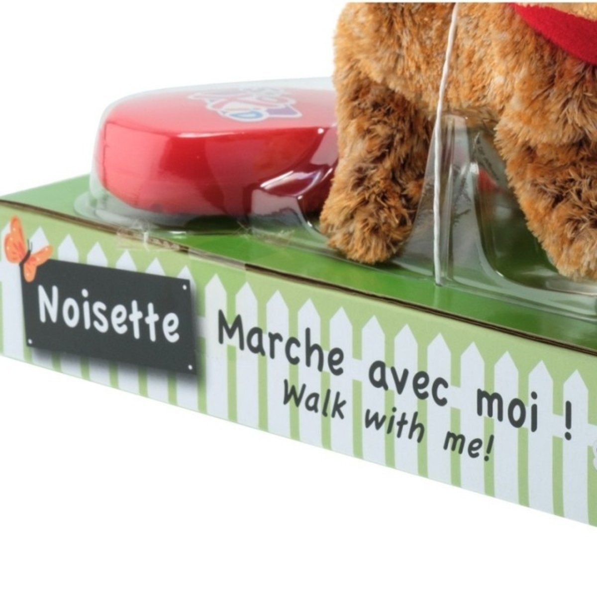 Peluche filoguidée chien Noisette marche avec moi ! marron, PIOUPIOU ET MERVEILLES