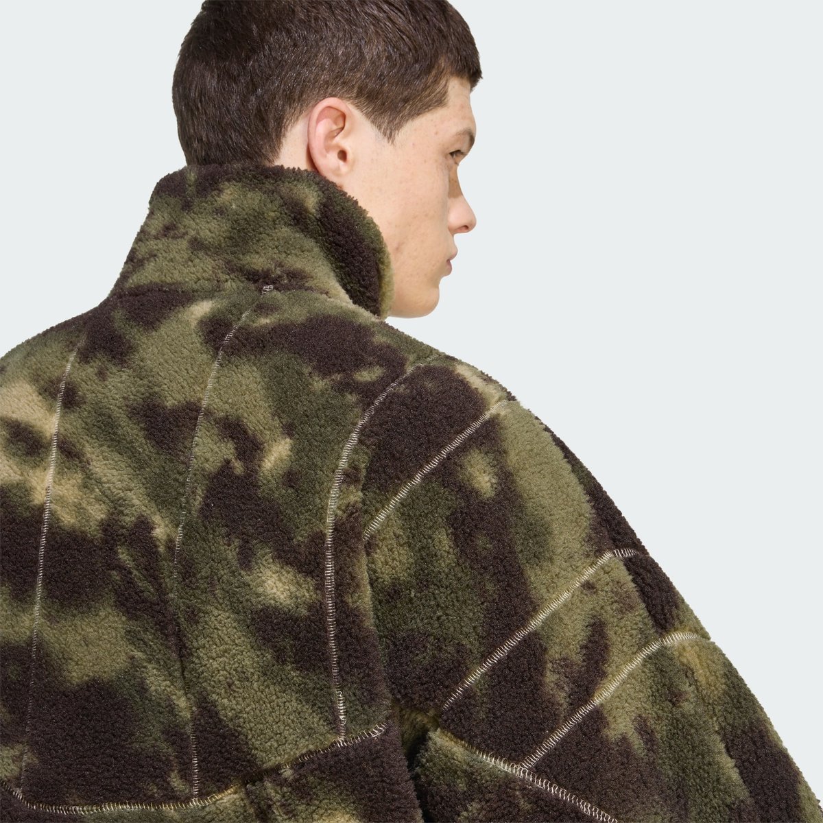 Veste De Survêtement Camouflage Polaire olive strata, adidas Originals