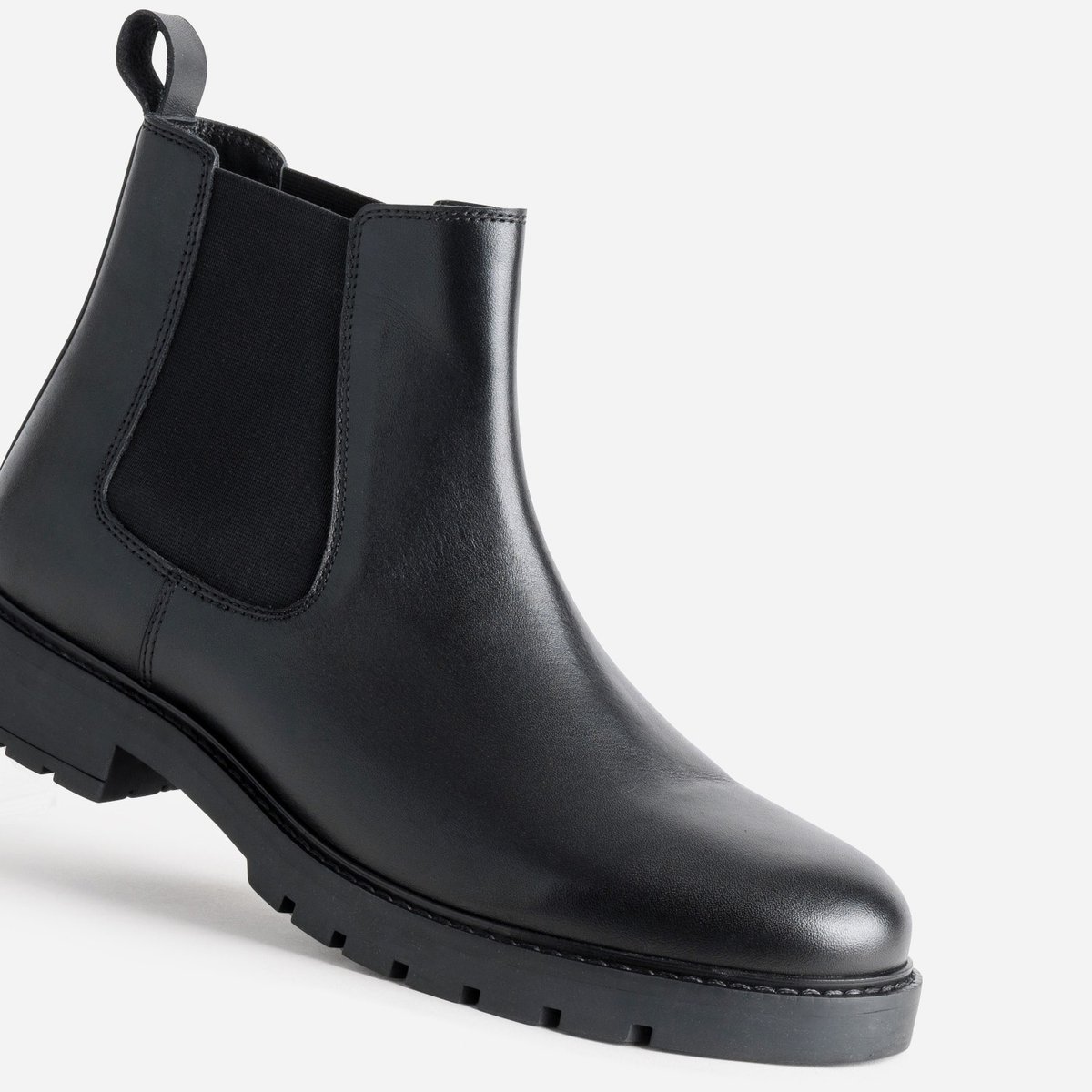 Boots en cuir LAONY noir, ERAM