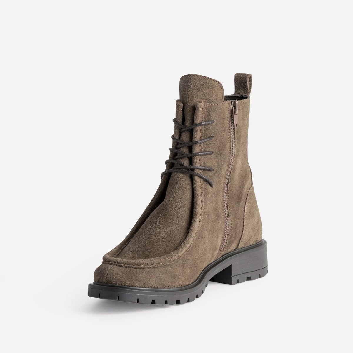 Boots en cuir LUCIANA taupe, ERAM