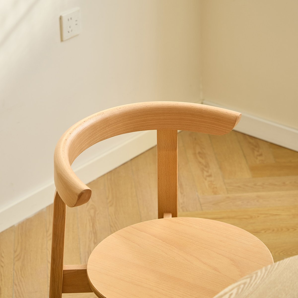 Lot de 2 chaises, bois massif, SYOTE bois naturel, NORDLYS