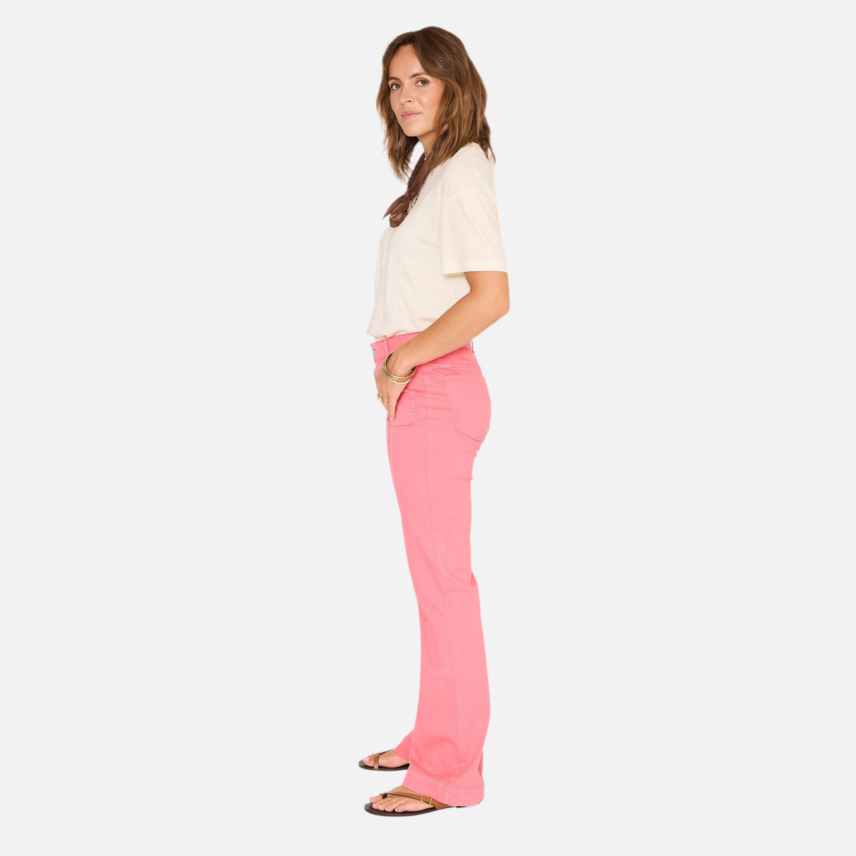 Jean THE DIANA DENIM COLOR 26s rose, MKT STUDIO