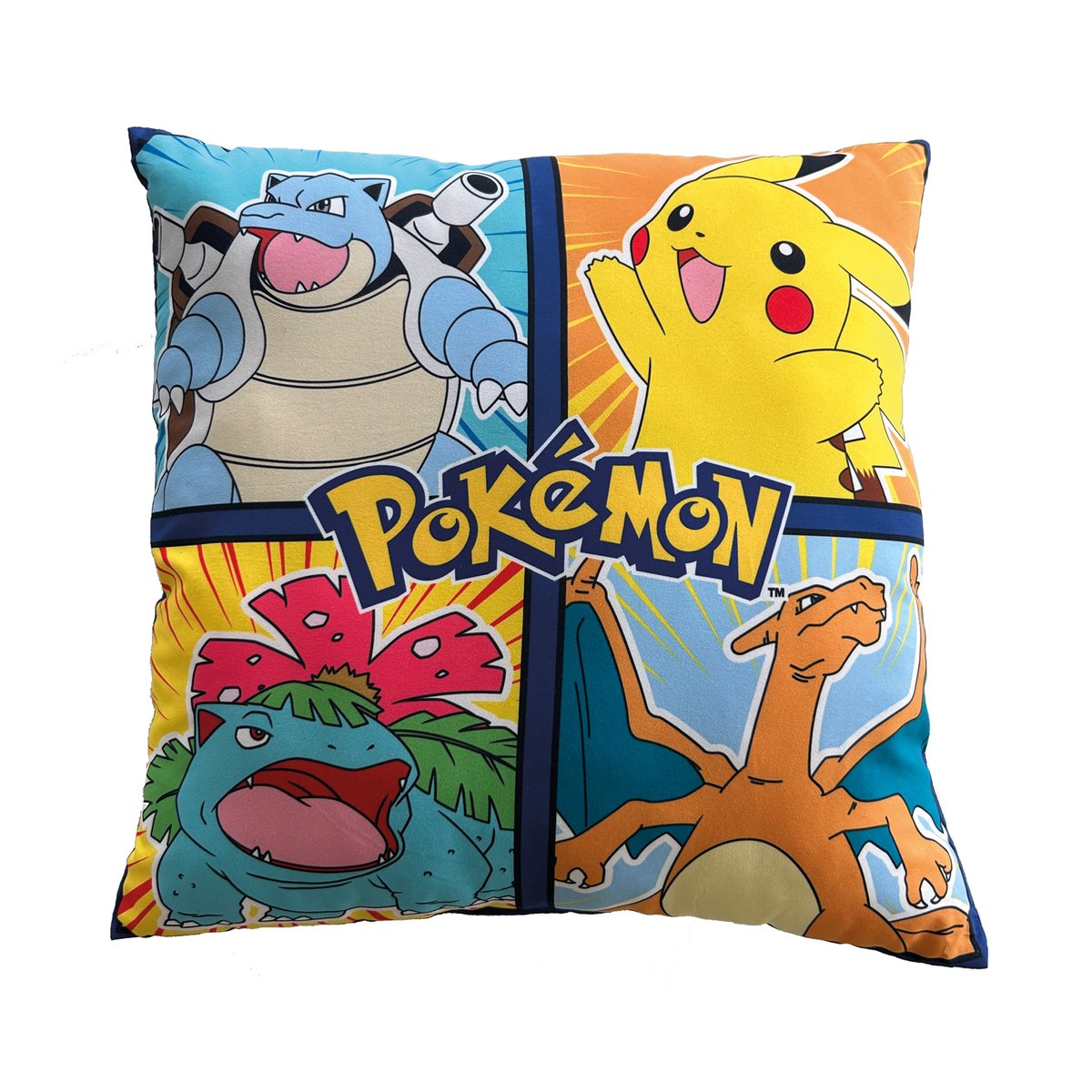 Coussin imprimé 100% Polyester, FRIENDS multicolore, POKEMON