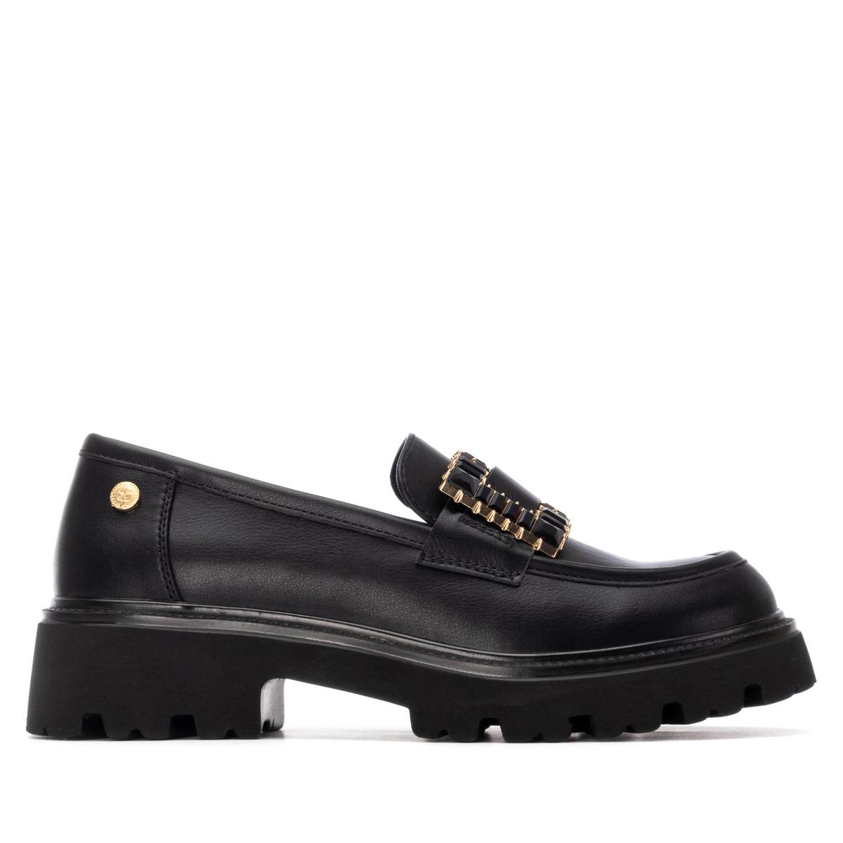 Chaussure Mocassin Plaine Décontractée noir, XTI