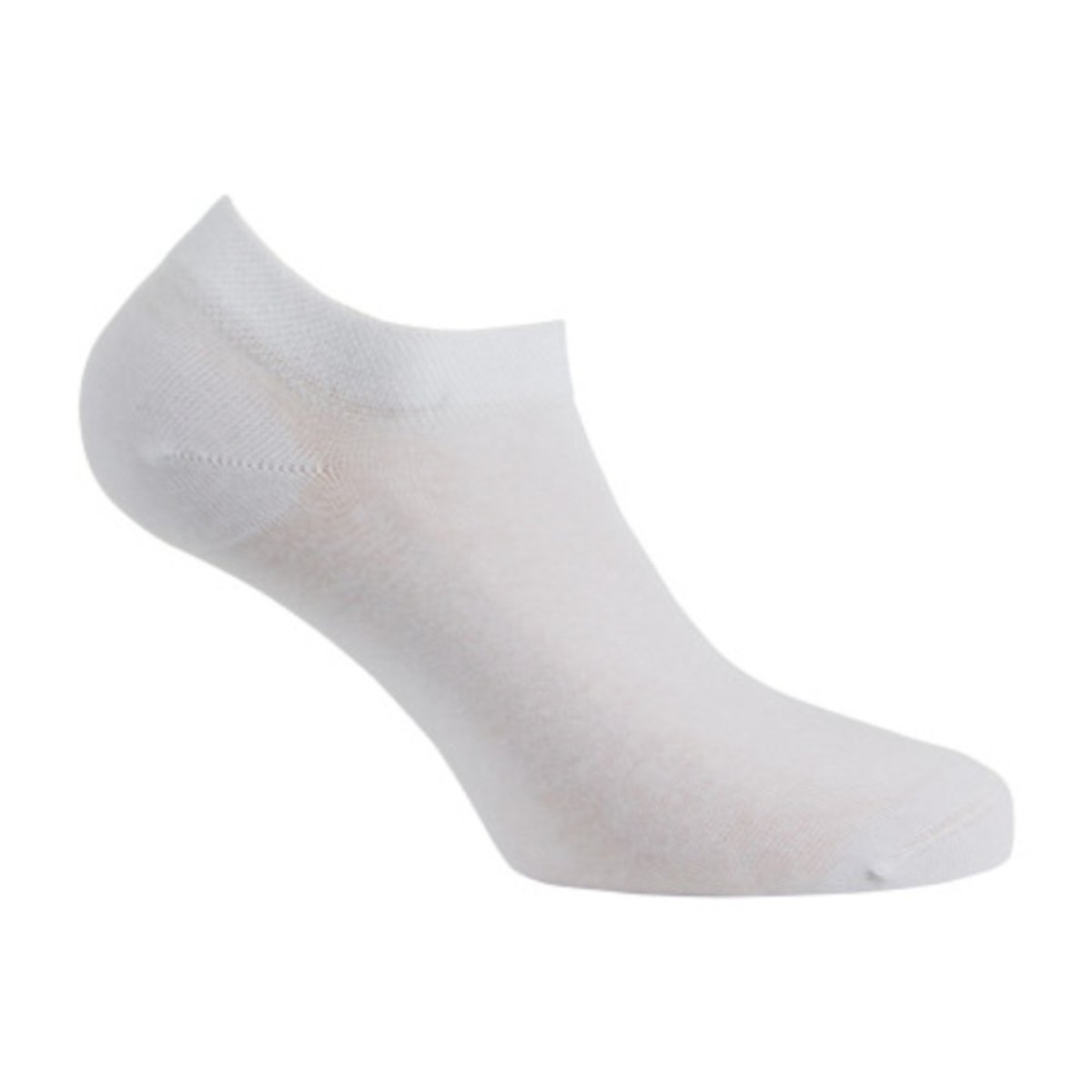 Lot de 5 paires d'invisibles femme en polyester blanc, KINDY