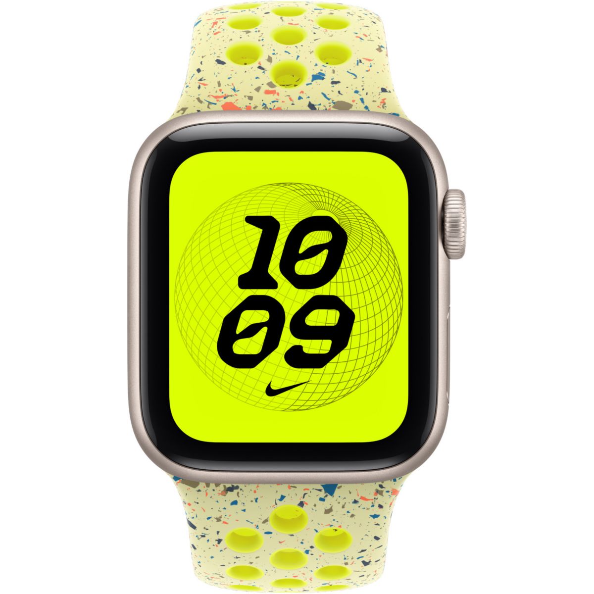 Bracelet 40 mm - M/L Sport Nike Volt Splash jaune, APPLE