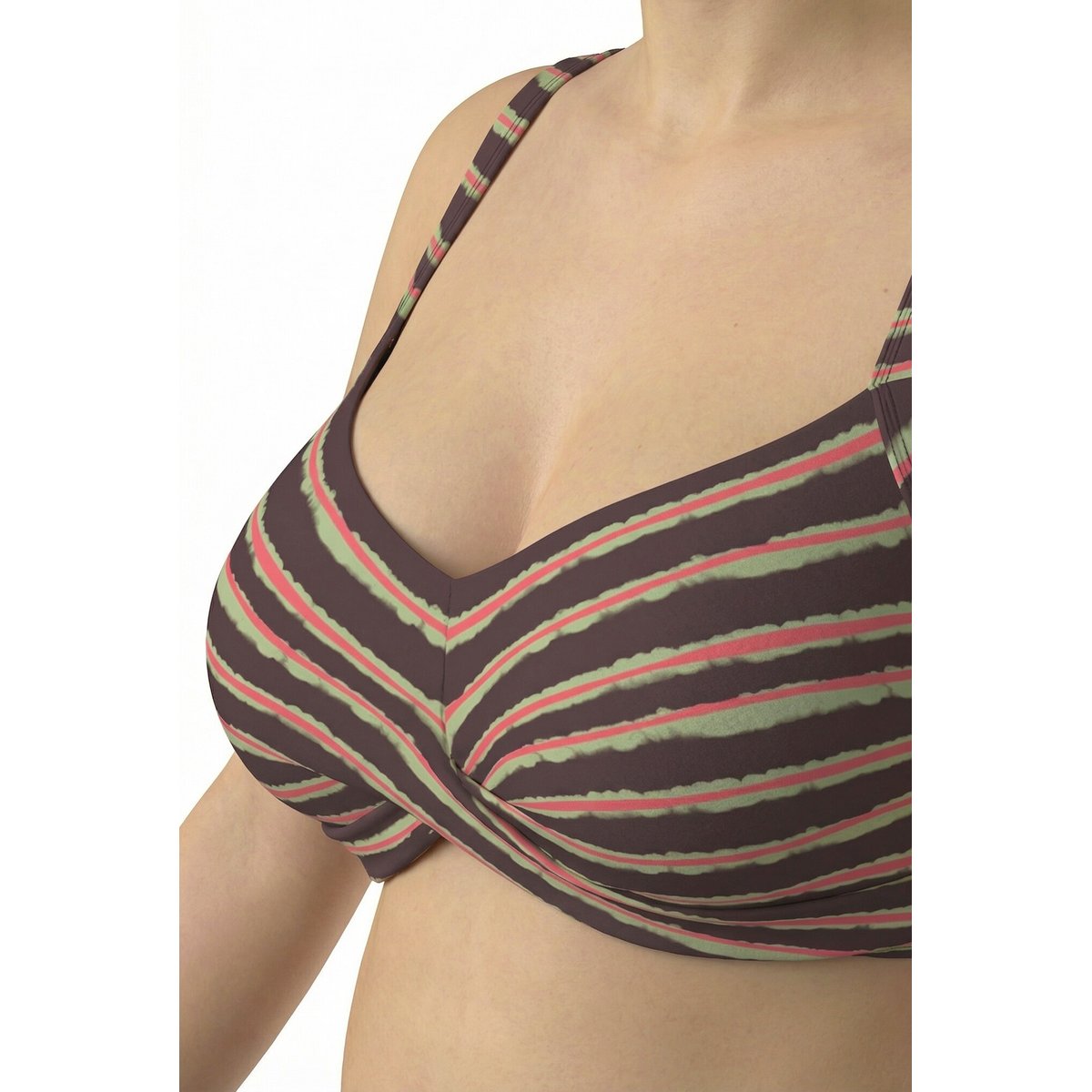 Bikini avec bonnets souples brun rougeâtre, ULLA POPKEN