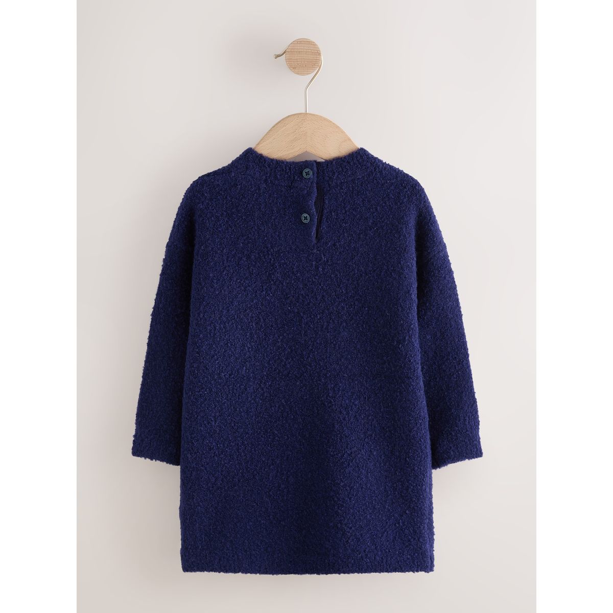 Ensemble robe pull en maille et collants tache arc-en-ciel marine, NEXT