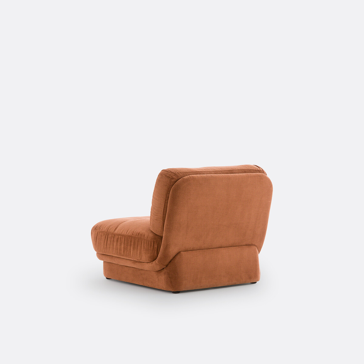 Elément chauffeuse, pour canapé modulable, en velours côtelé, JONAS ecureuil, LA REDOUTE INTERIEURS