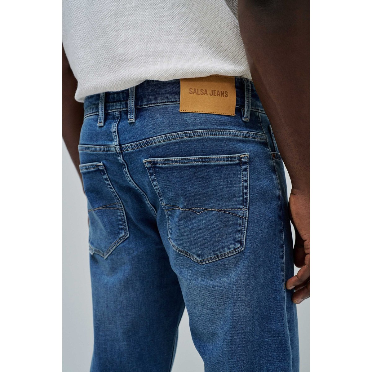 JEAN SLIM FIT S-ACTIV bleu, SALSA JEANS