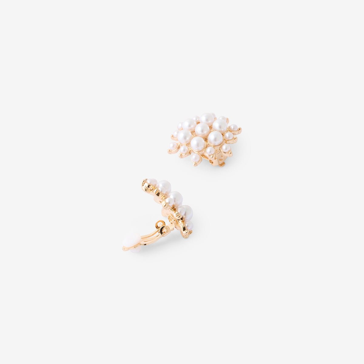Clips d'oreilles multi perles perle, BALABOOSTE