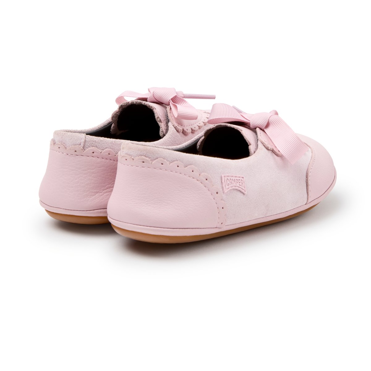 Ballerines Right Smooth Leather rose pastel 002, CAMPER
