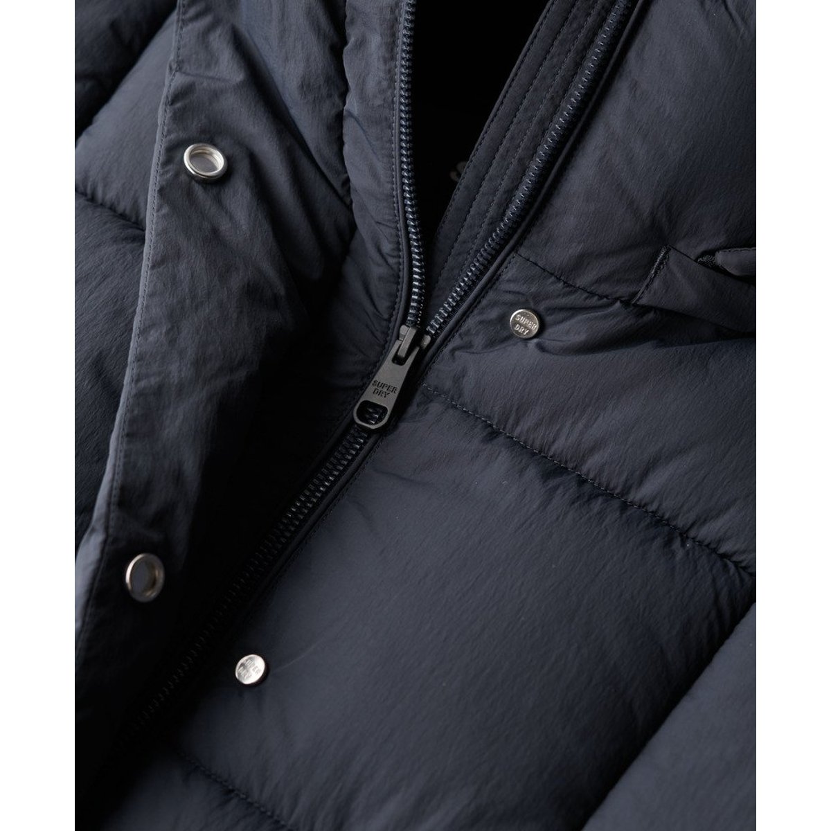 Manteau rembourré Montpellier bleu marine éclipse, SUPERDRY