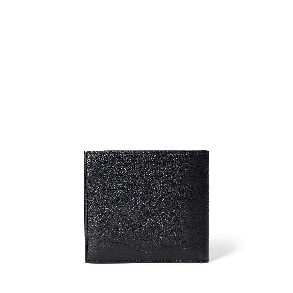 Porte-cartes en cuir chagrin noir, POLO RALPH LAUREN