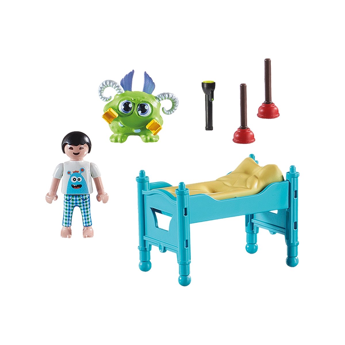 City Life Enfant avec petit monstre multicolore, PLAYMOBIL
