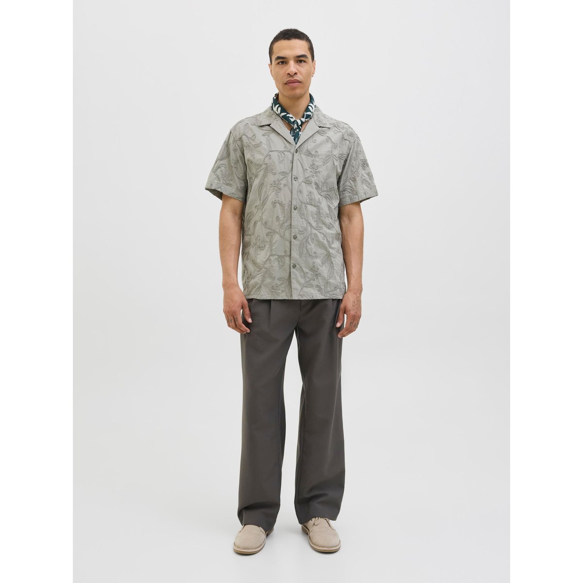 Chemise De Vacances dried sage, JACK & JONES