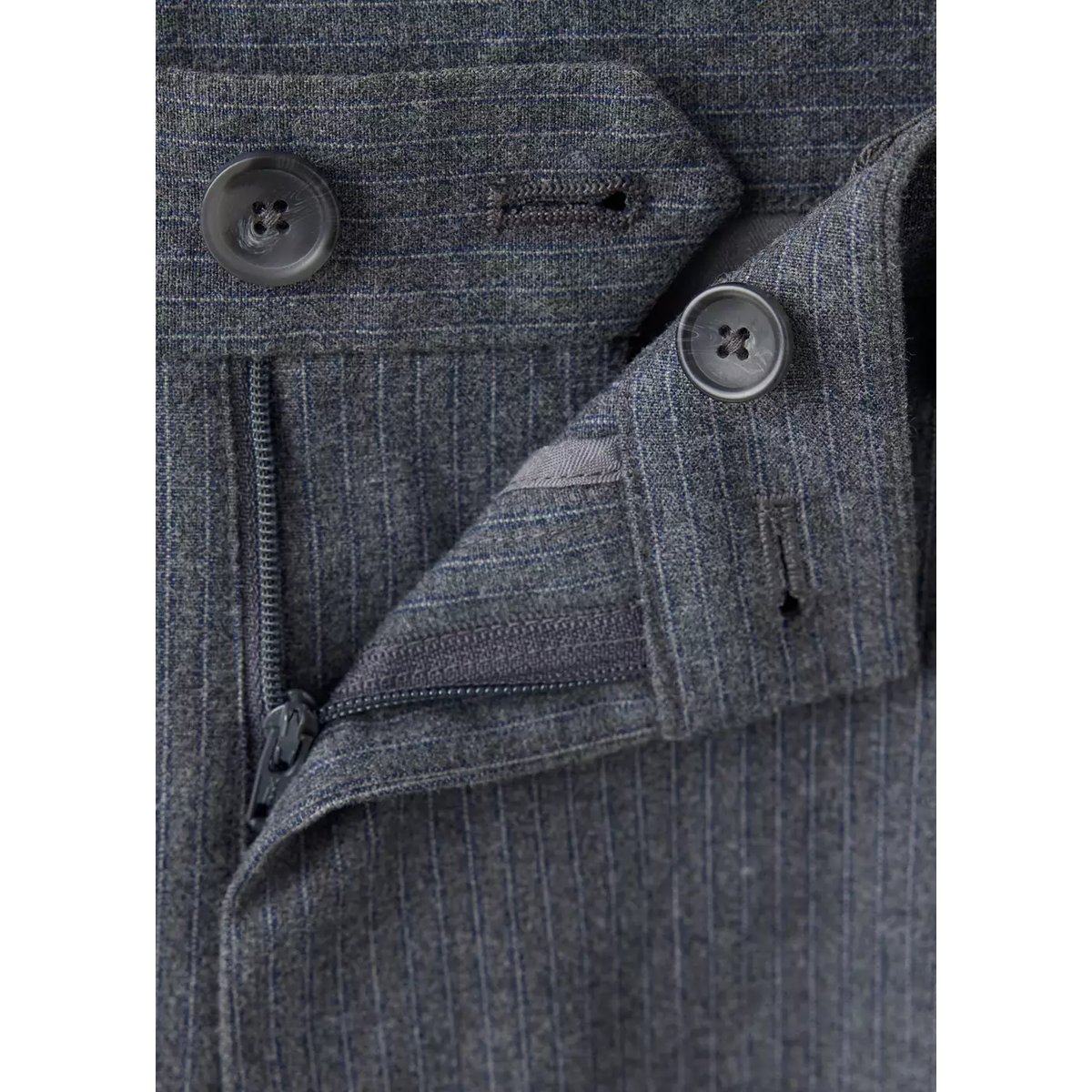Pantalon flanelle regular-fit gris chiné clair, MANGO MAN