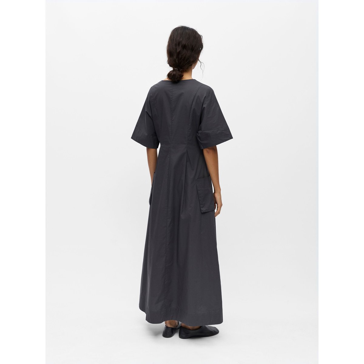 Robe Longue gris - gunmetal1, OBJECT