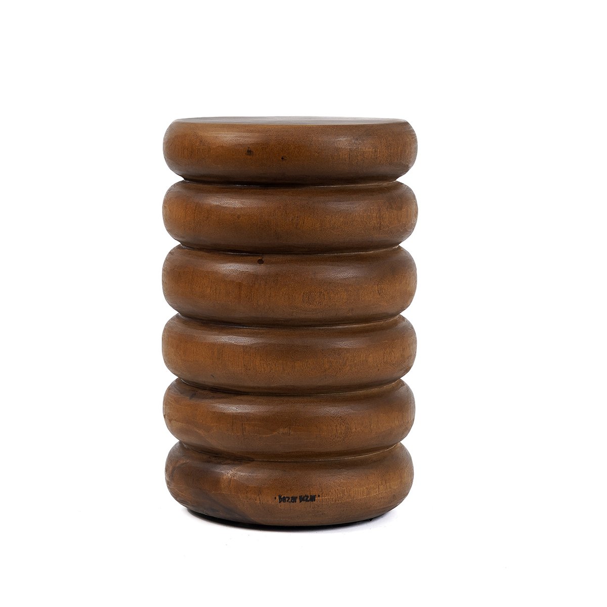 Tabouret en suar UMIKO beige, BAZAR BIZAR
