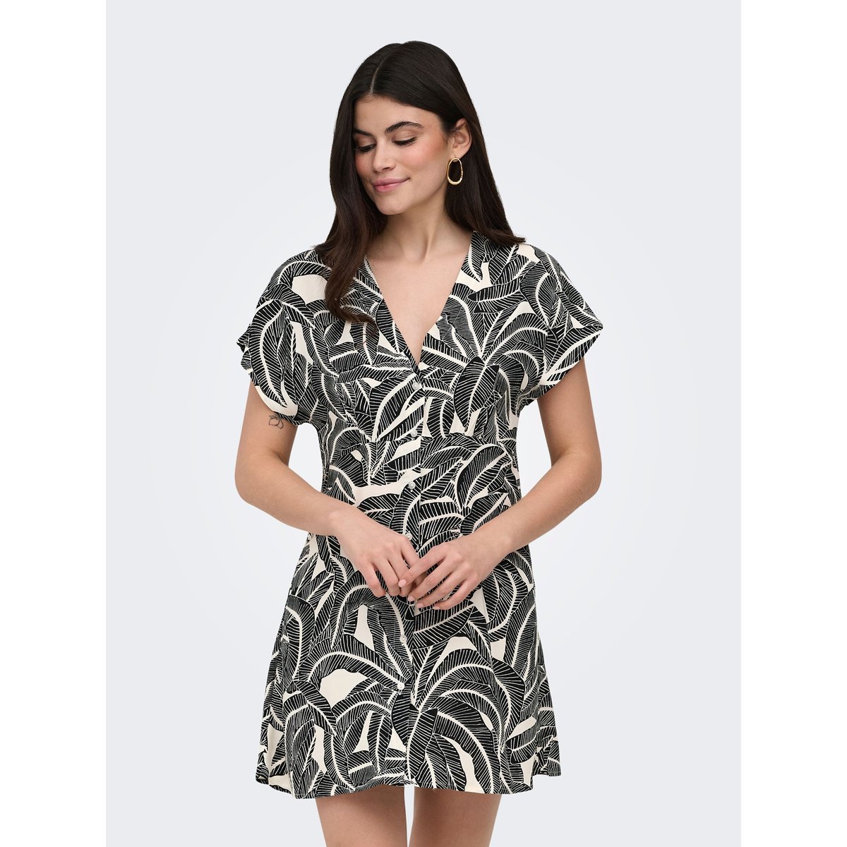 Robe vaporous gray, ONLY