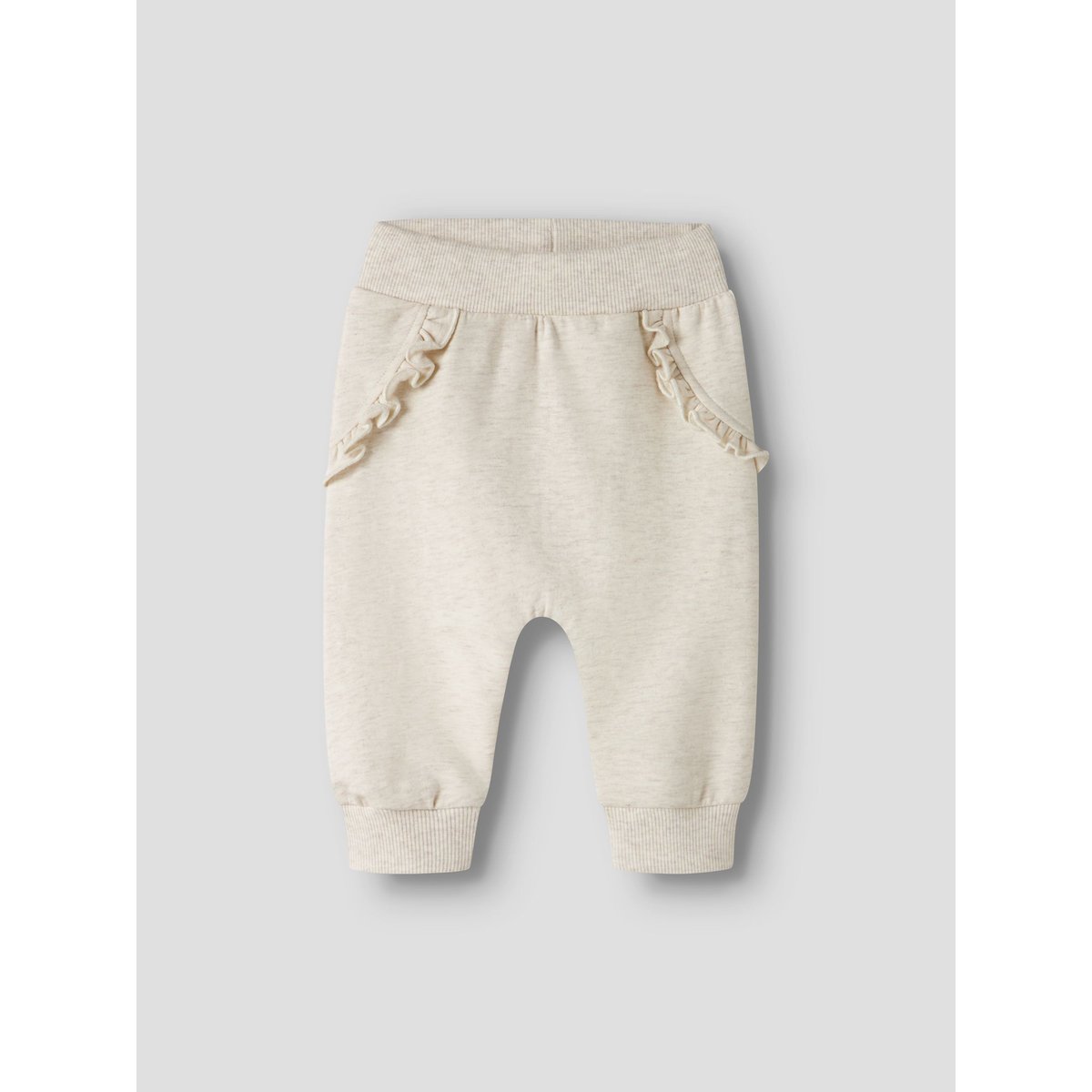 Jogging En Molleton blanc - peyote melange1, NAME IT