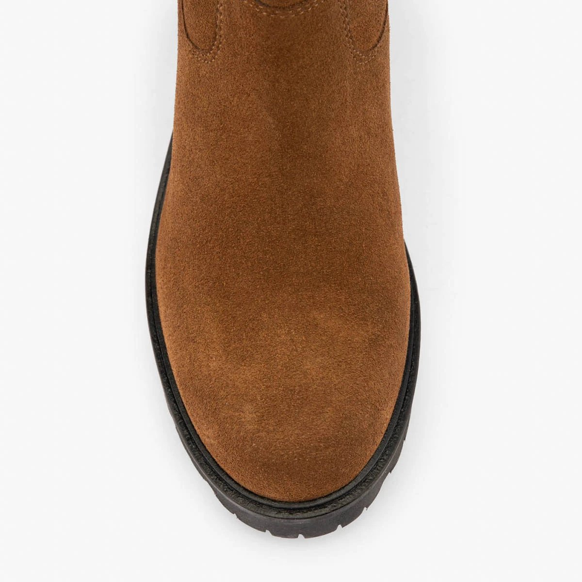 Bottine cuir velours LIVIA marron camel, MAISON TOUFET