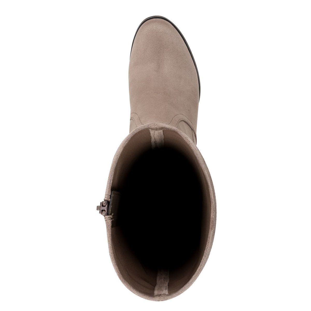 Bottes talon bloc marron poivre, JANA