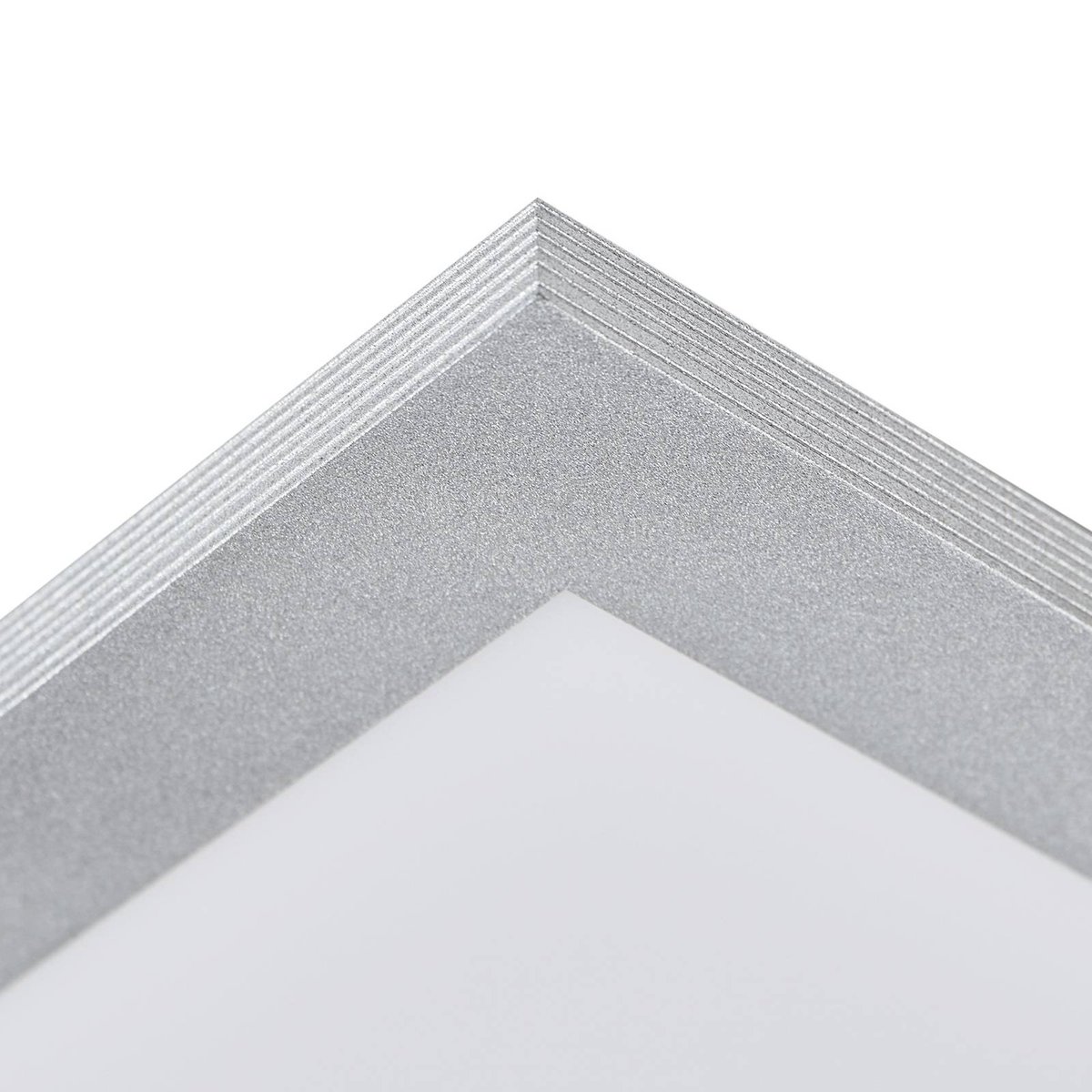 Plafonnier en aluminium moderneLED, Lyndra argent, blanc, ARCCHIO