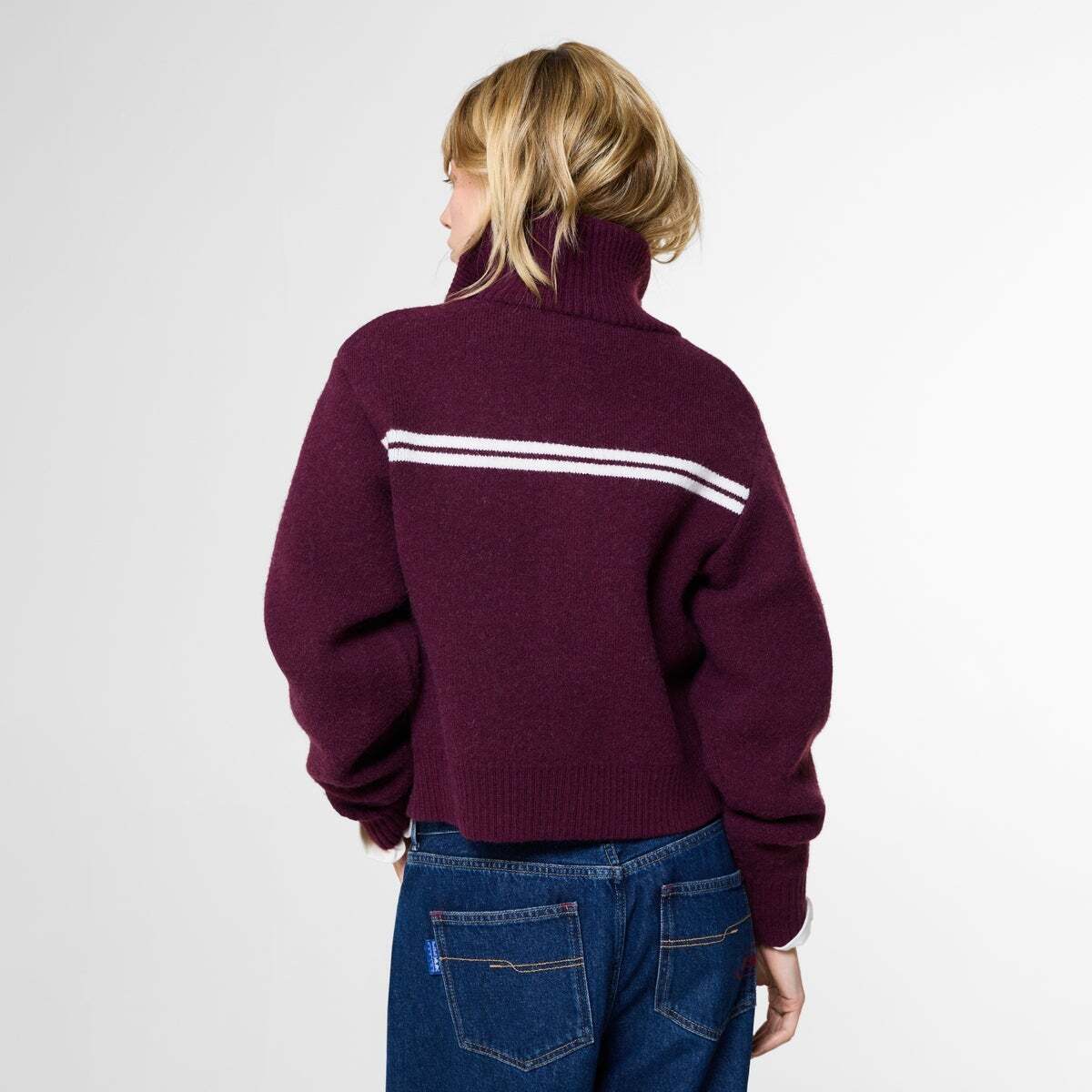 Red Bull Racing Cardigan En Maille Avec Fermeture Éclair rouge bourgogne, PEPE JEANS