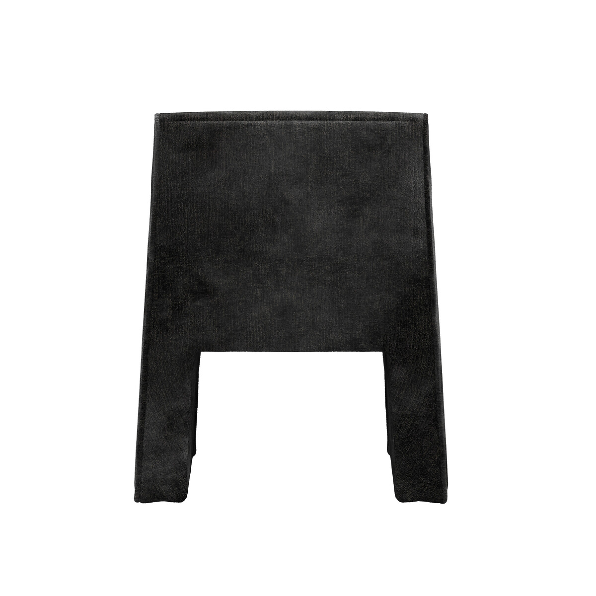 Chiara Sculptural Velvet Chenille Accent Chair black, ÉDITÉ
