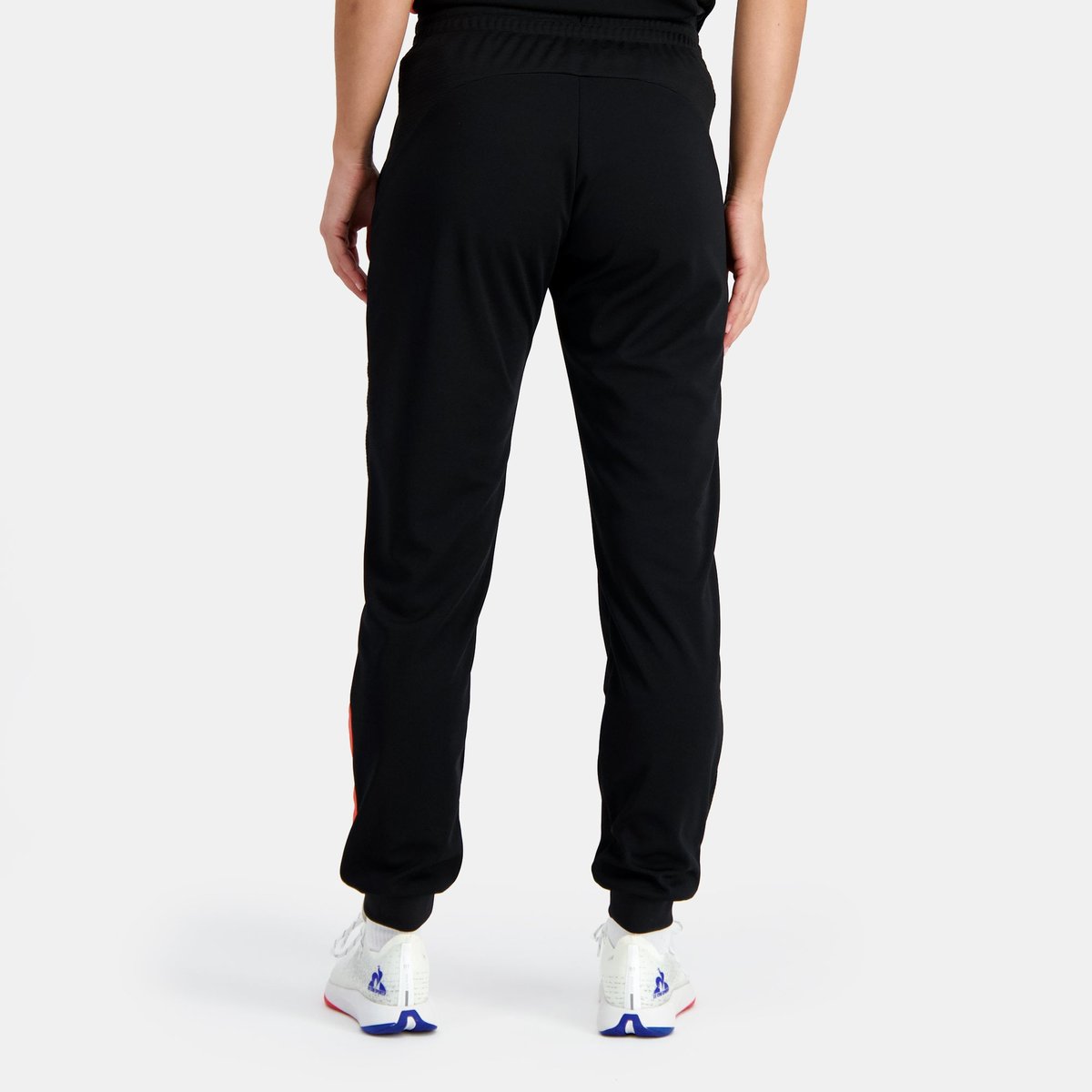 Pantalon black/orange perf, LE COQ SPORTIF