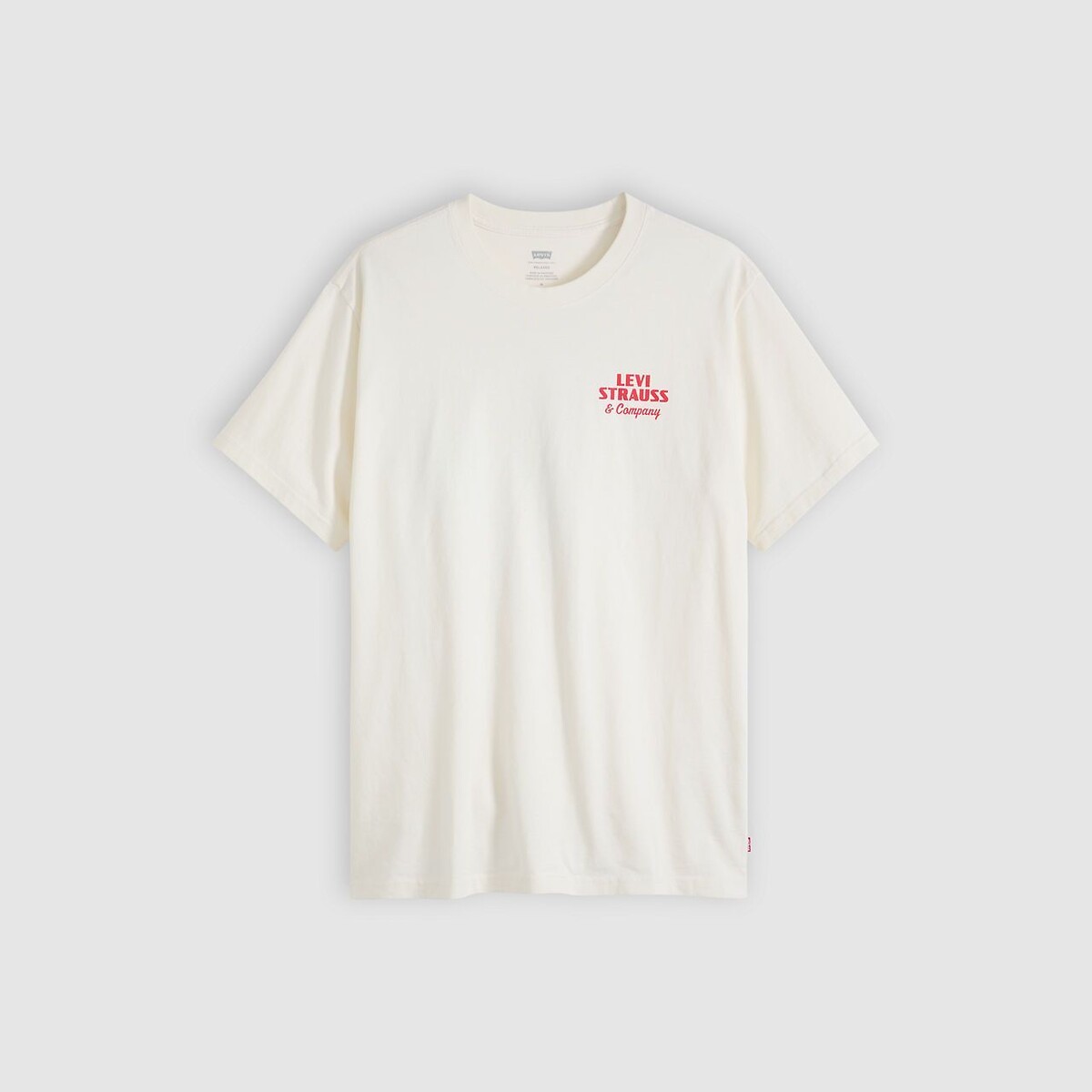 T-shirt met korte mouwen Relaxed, met logo en motief creme   , LEVI'S