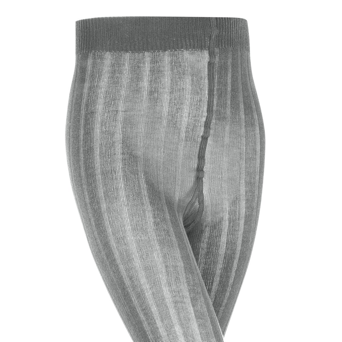Collant Classic Rib Opaque gris clair, FALKE