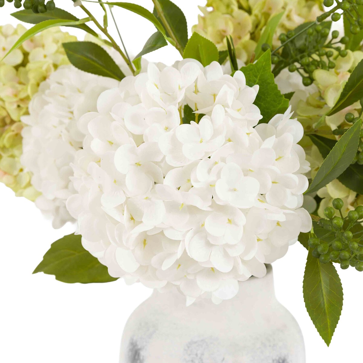 Hydrangea Floral Vase Arrangement green, ÉDITÉ