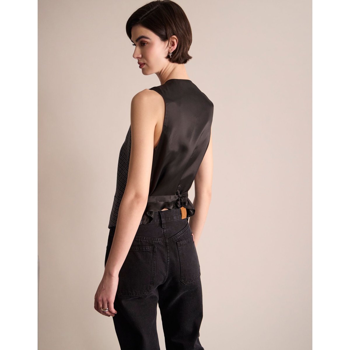 Gilet Sanite gris, INES DE LA FRESSANGE PARIS