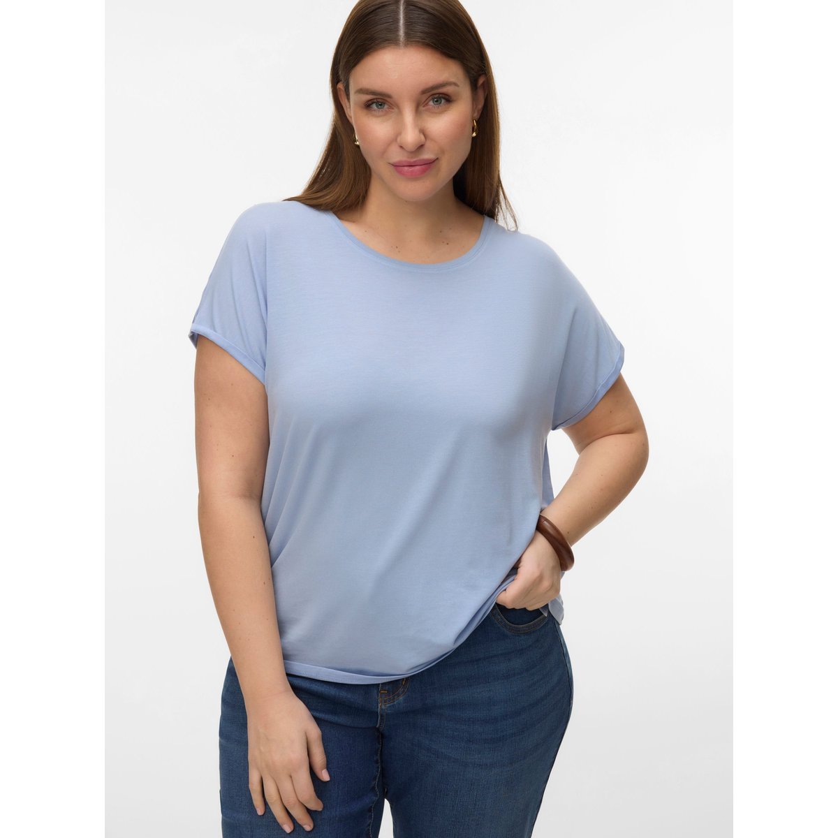 T-Shirt brunnera blue, VERO MODA