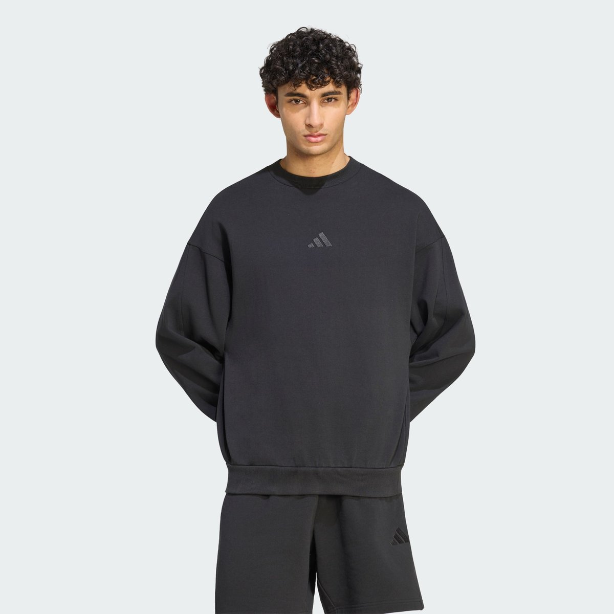 Sweat-Shirt Petit Logo Adidas Kit Sweat-Shirt Petit Logo Adidas Kit black, ADIDAS SPORTSWEAR