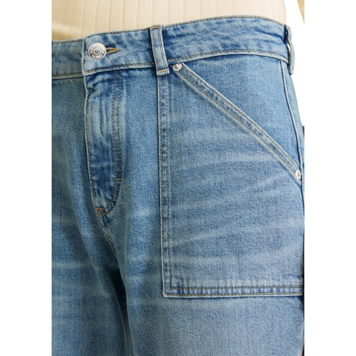 Jeans modèle Caya avec CIRCULOSE bleu moyen, MARC O'POLO