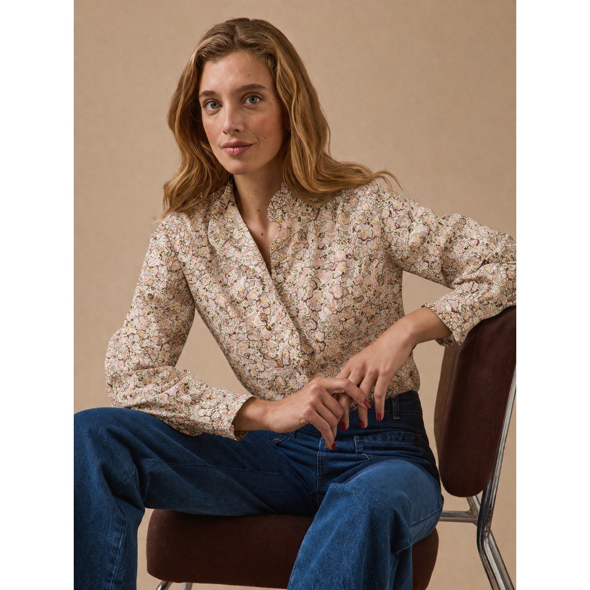 Blouse tissu Liberty - Coupe Émilie liberty betsy dots, CYRILLUS