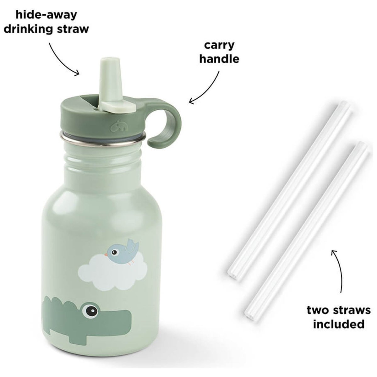 Gourde inox vert, DONE BY DEER